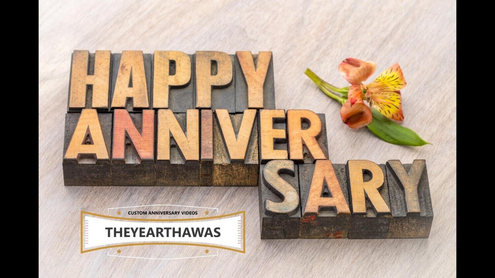 30th Anniversary Gift – TheYearThatWas 1992 Wedding (Free USB & Shipping)