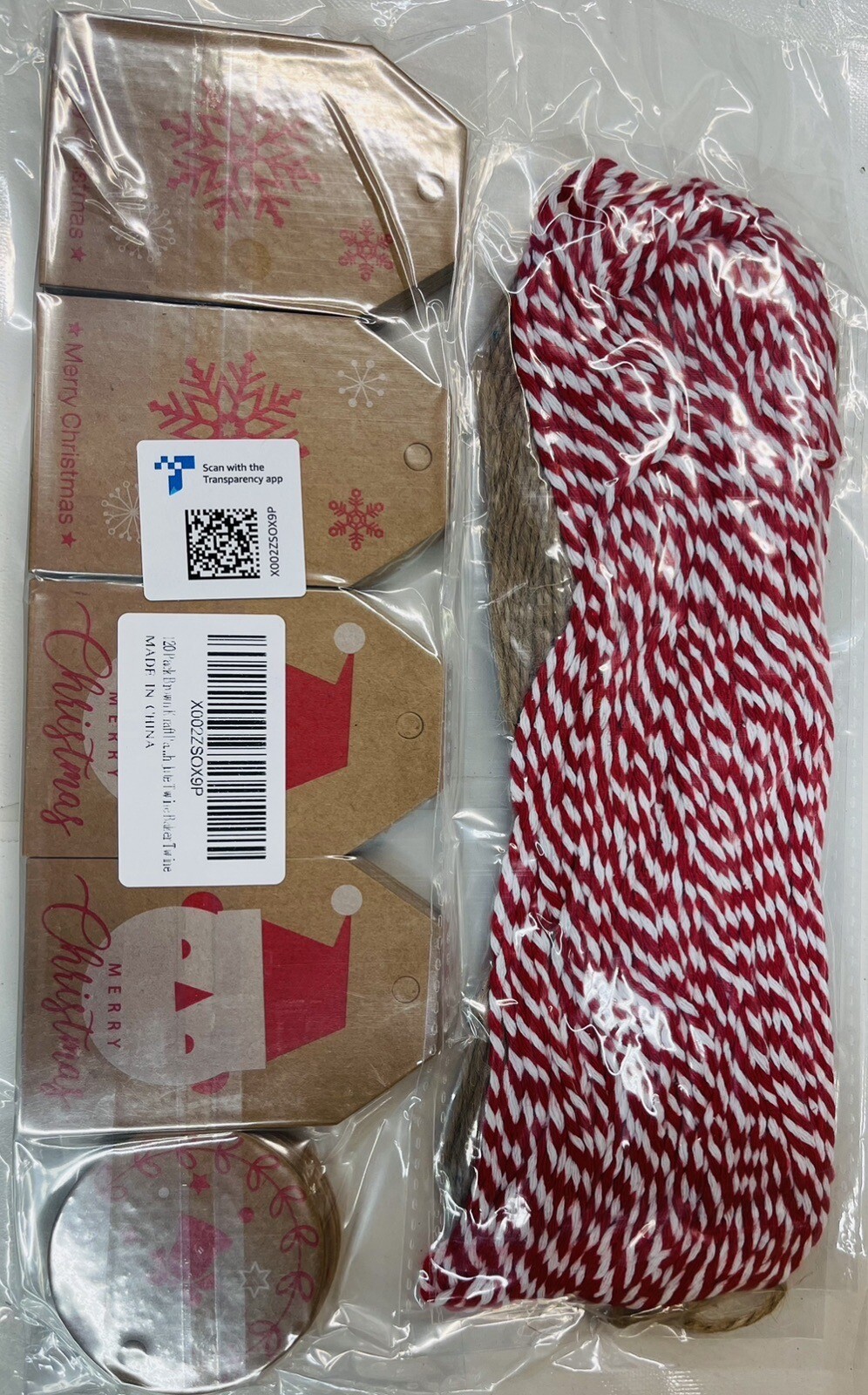 Christmas Gift 5×120 Pack Kraft Paper Tags Xmas Brown Kraft Gift Tags
