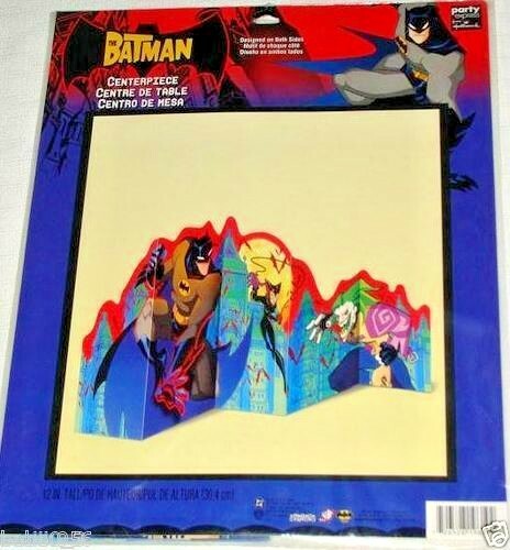 NEW IN PACKAGE BATMAN & ROBIN CENTERPIECE PARTY SUPPLIES