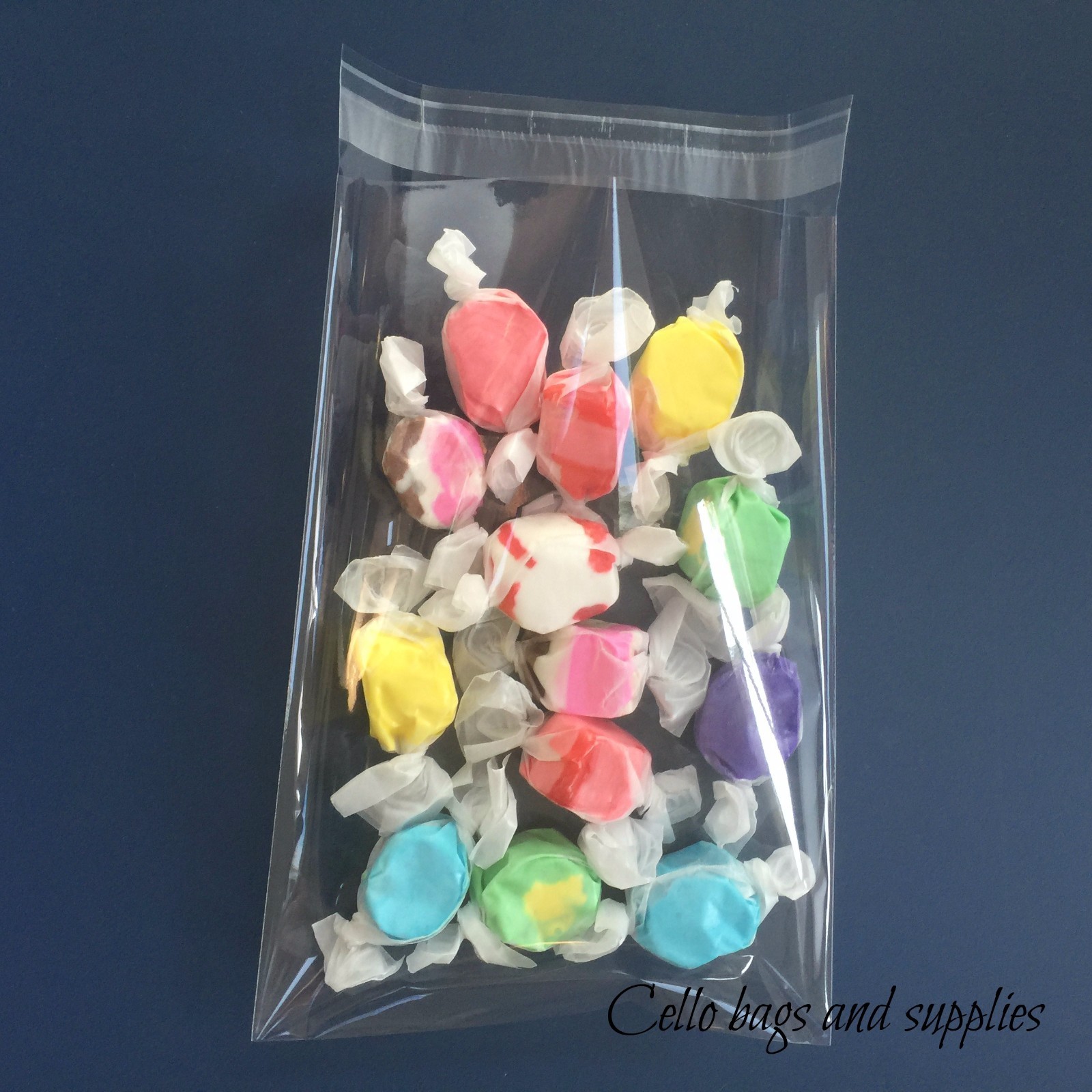 50 Clear Resealable Recloseable Self Adhesive Seal Cello Lip Tape Plastic Bags