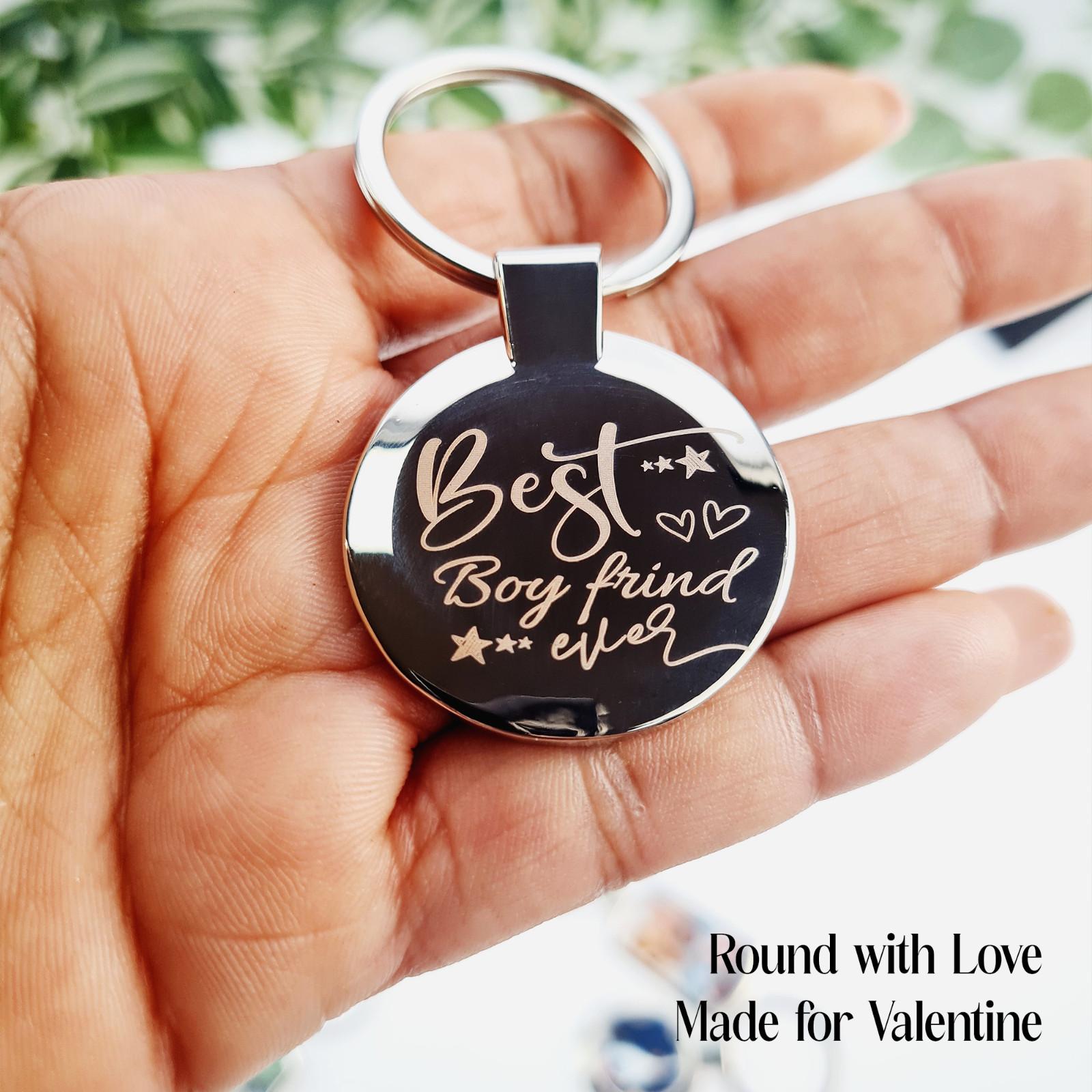 Personalised Engraved Custom Photo Printed Keyring for Daddy Mum, Birthday Gift