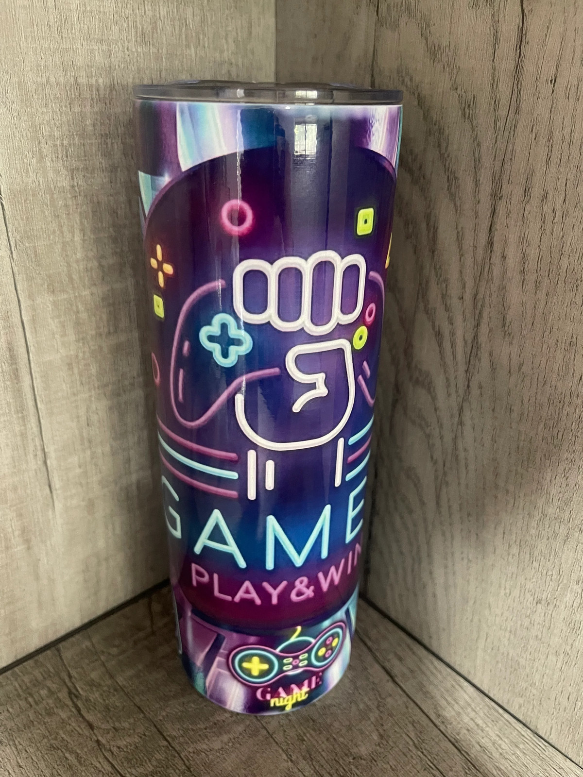 20 oz Graphic Tumbler- Gamer Level Up
