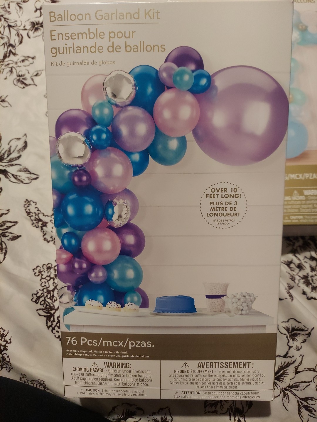 Multicolor Latex Balloon Garland Kit – 5″ – 24″ – Perfect for Birthdays 76 Pcs