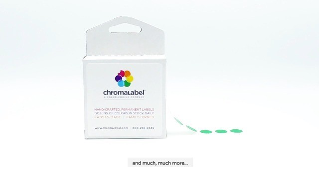 Color Code Dot Label Kit – 0.50 Inch Stickers, 7 Colors, 1000 Labels per Box