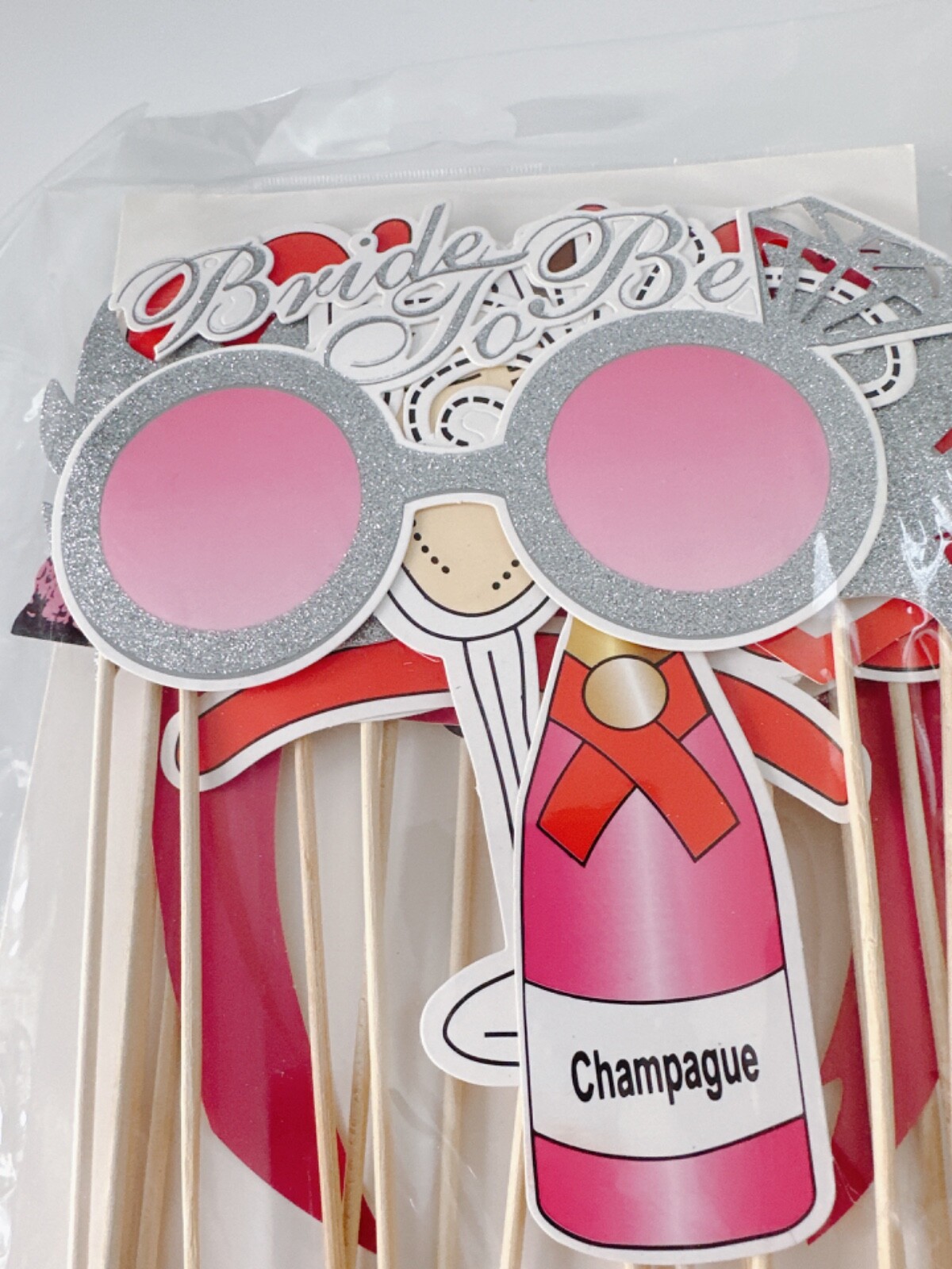 Bride to be Bachelorette Hen Night Party Selfie Photo Booth Prop Fun Game Decor