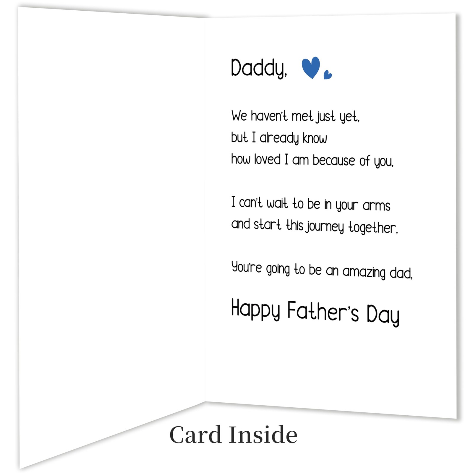 Smithtuy Father to Be Fathers Day 7 x 5 inches / 17.78 x 12.70 cm, SY-290