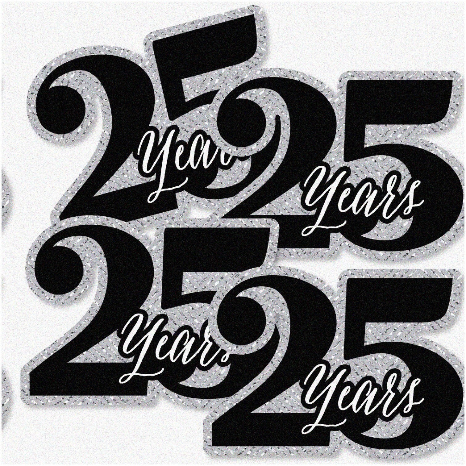 25th Anniversary Celebration Decoration Kit