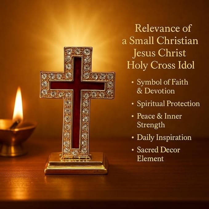 Holy Cross God Idol Spiritual Idol for Car Dashboard