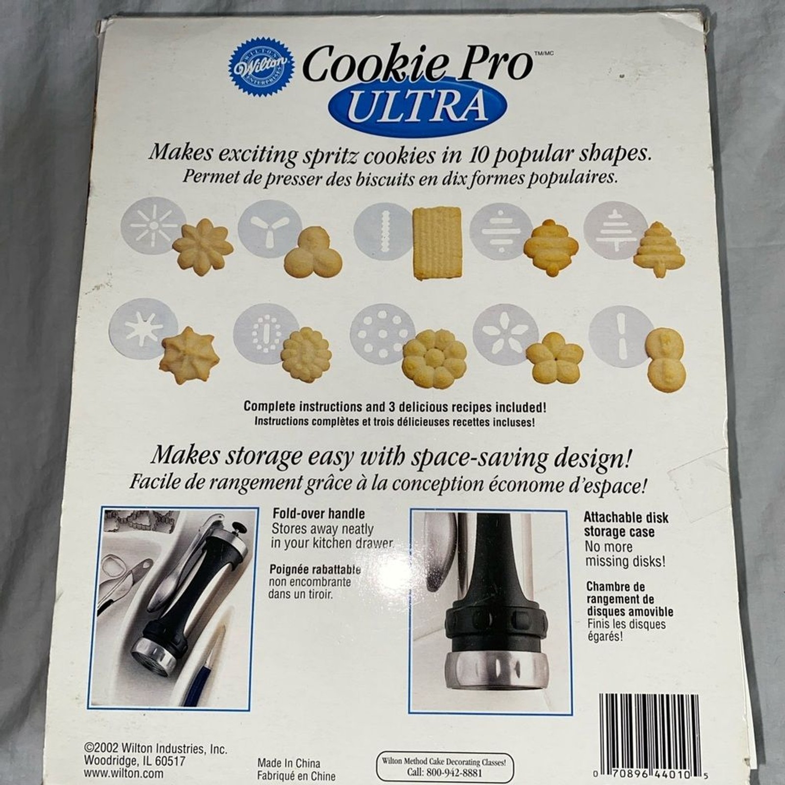 *3 Wilton Cookie Pro ULTRA cookie press, a baking tool for cookies & more new