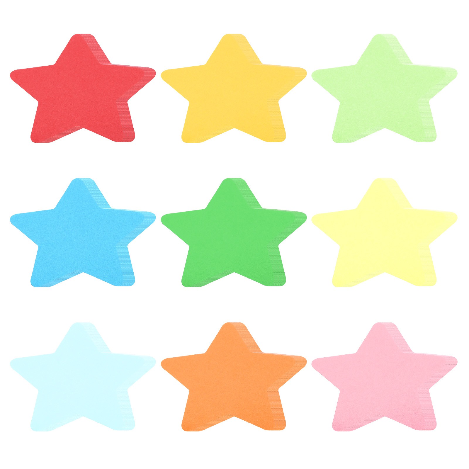 6×6″Cutouts Paper, 108Pcs Stars Assorted Color Paper, Multicolor