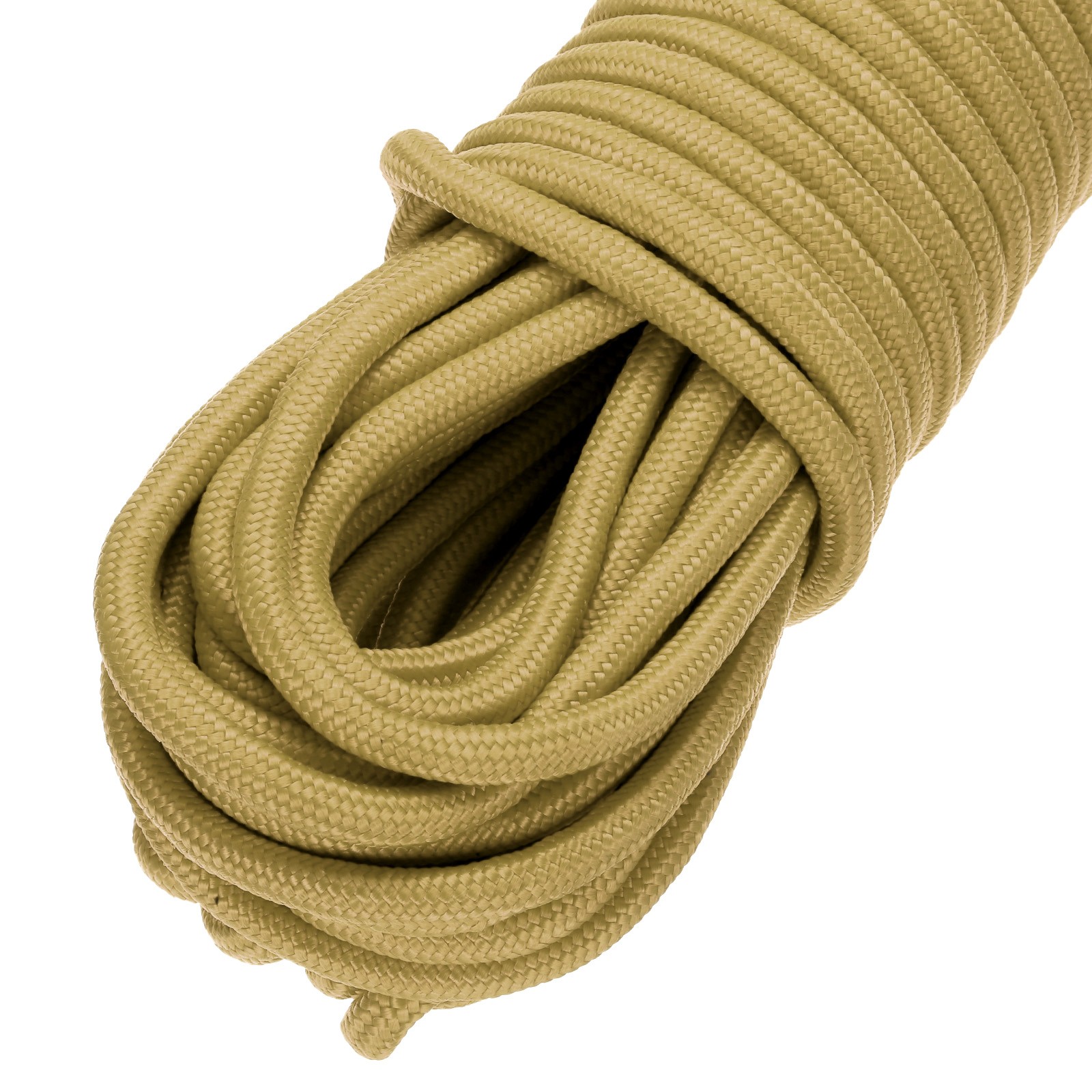 15M/49.2ft 3/8″ Brown Polypropylene Braided Rope Indoor Outdoor