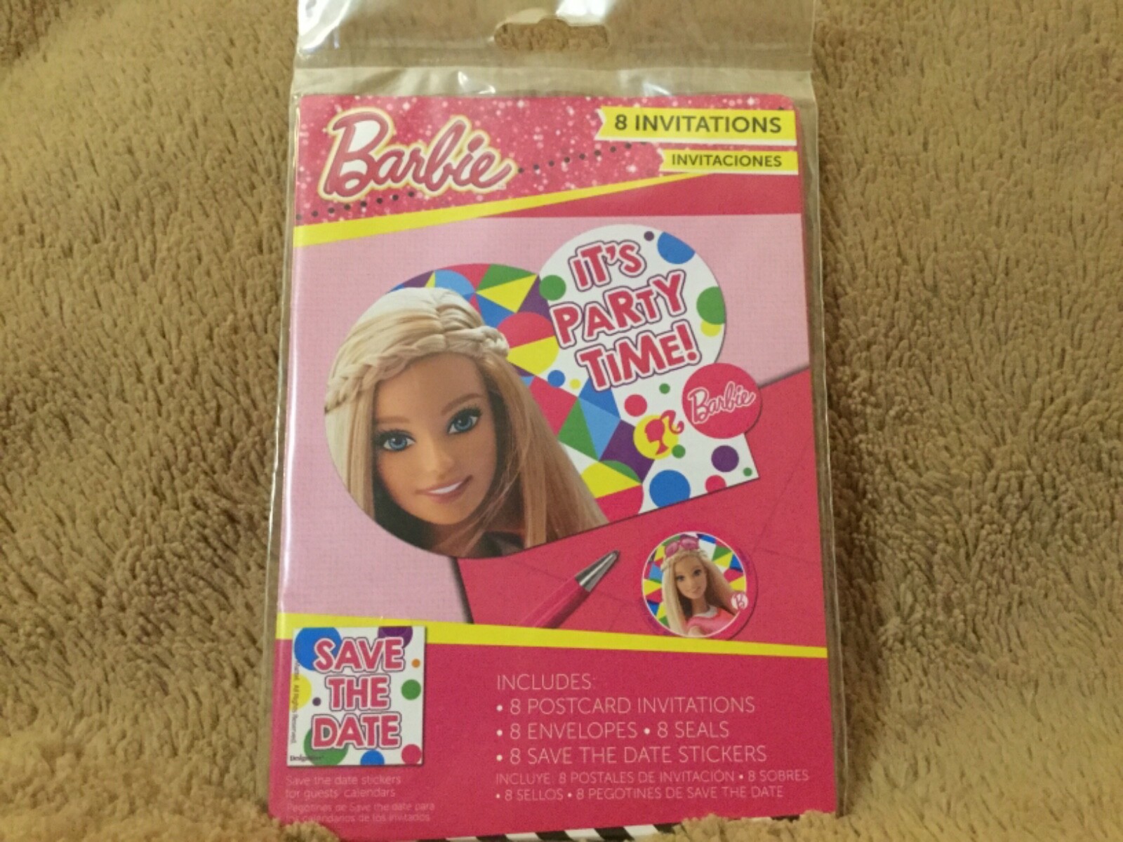 Barbie birthday girl party supplies garland decorations invitations balloons