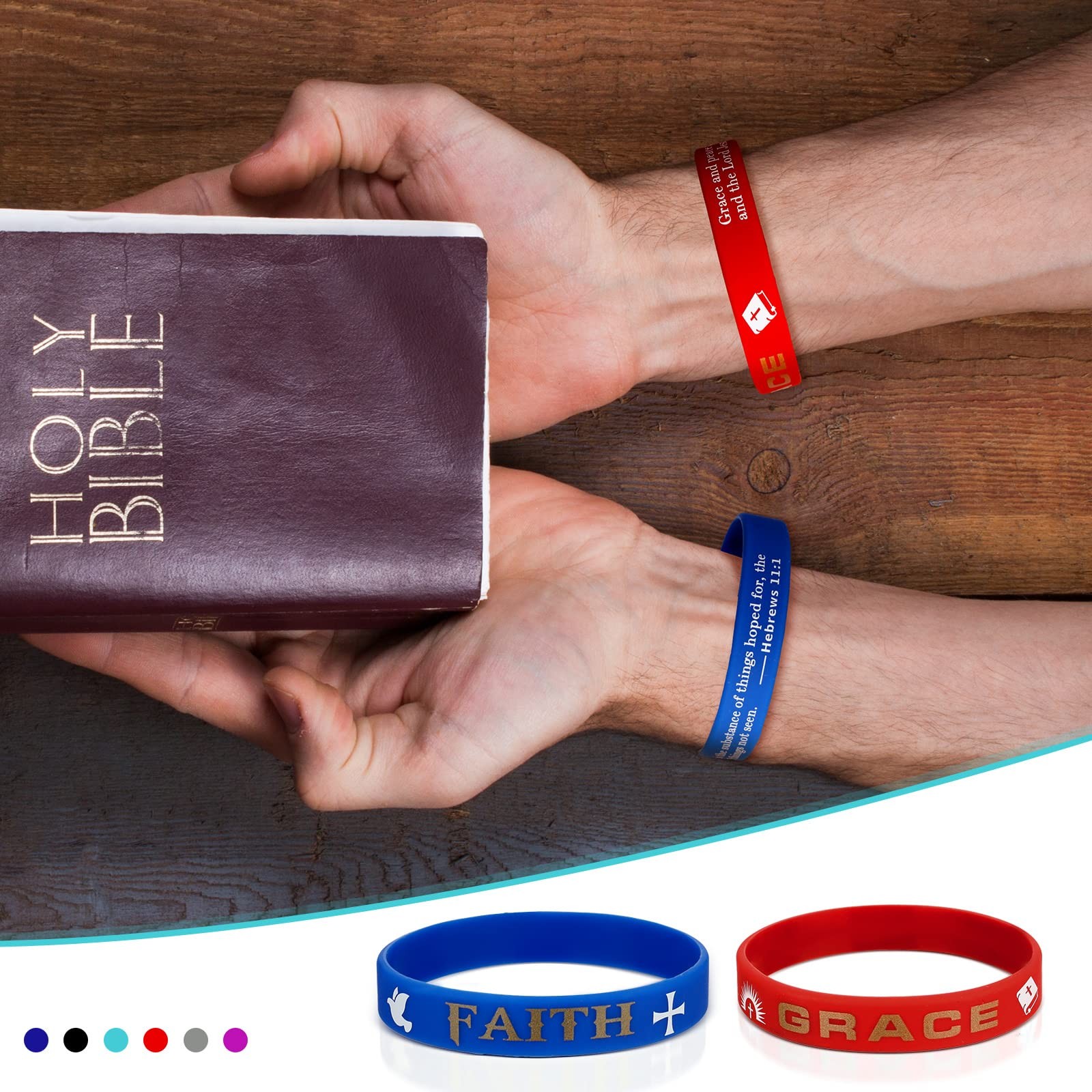 48 Pcs Christian Inspirational Bible Verses 202 millimeters, Assorted