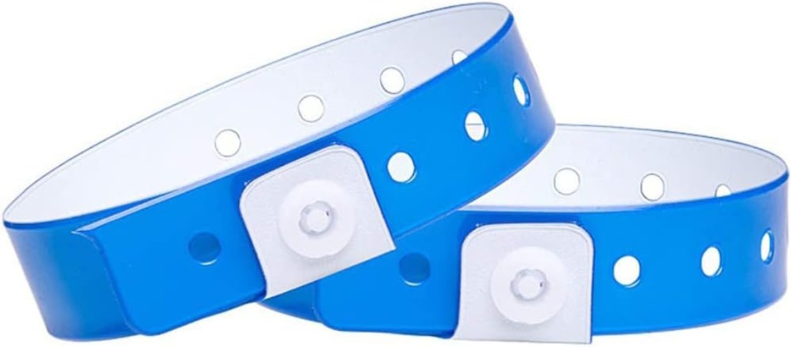 Neon Blue Party Wristbands – 500 Pack for Events & Clubs