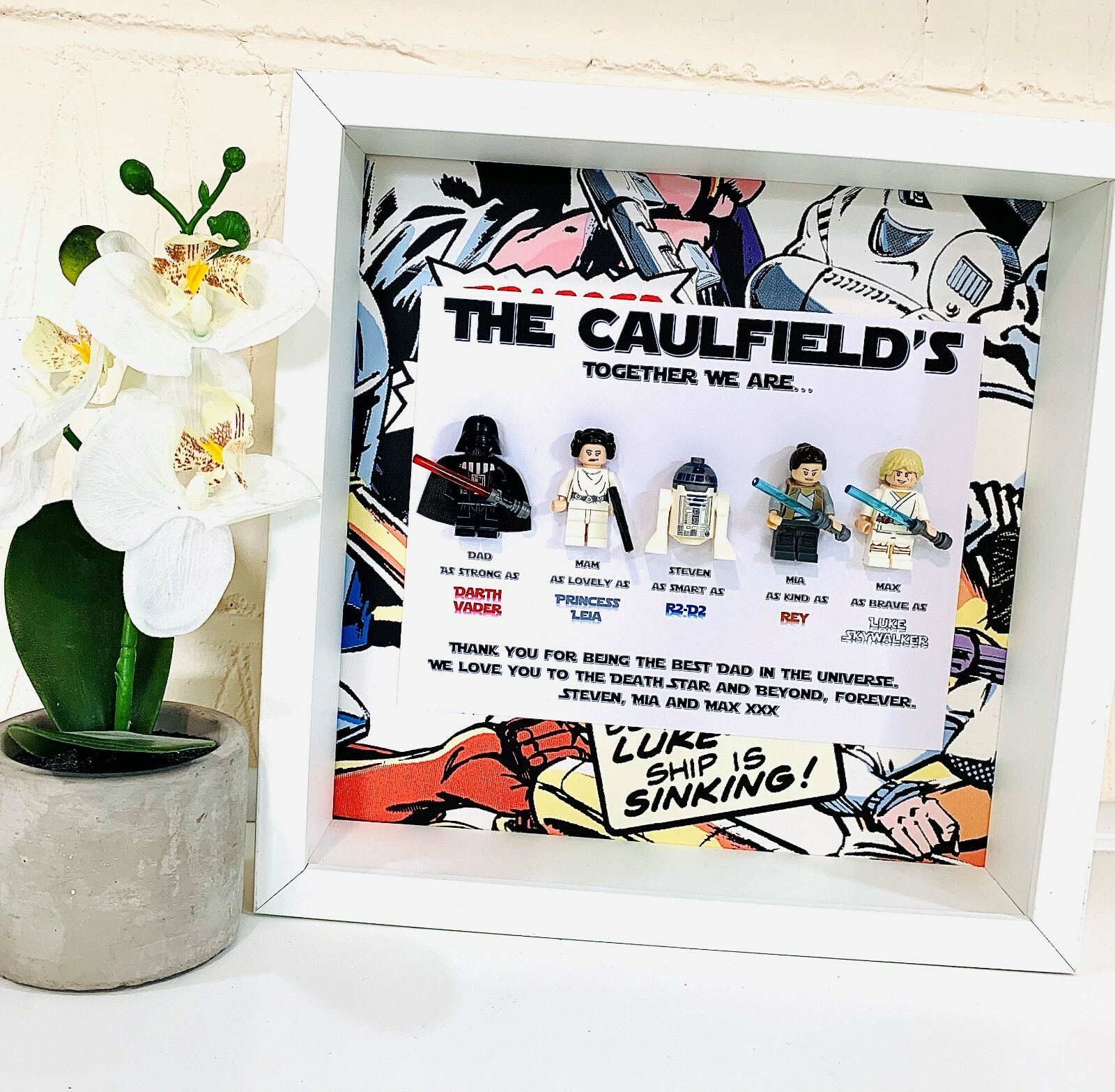 Personalised Family Gifts, Personalised Christmas Gifts, Star Wars Gifts