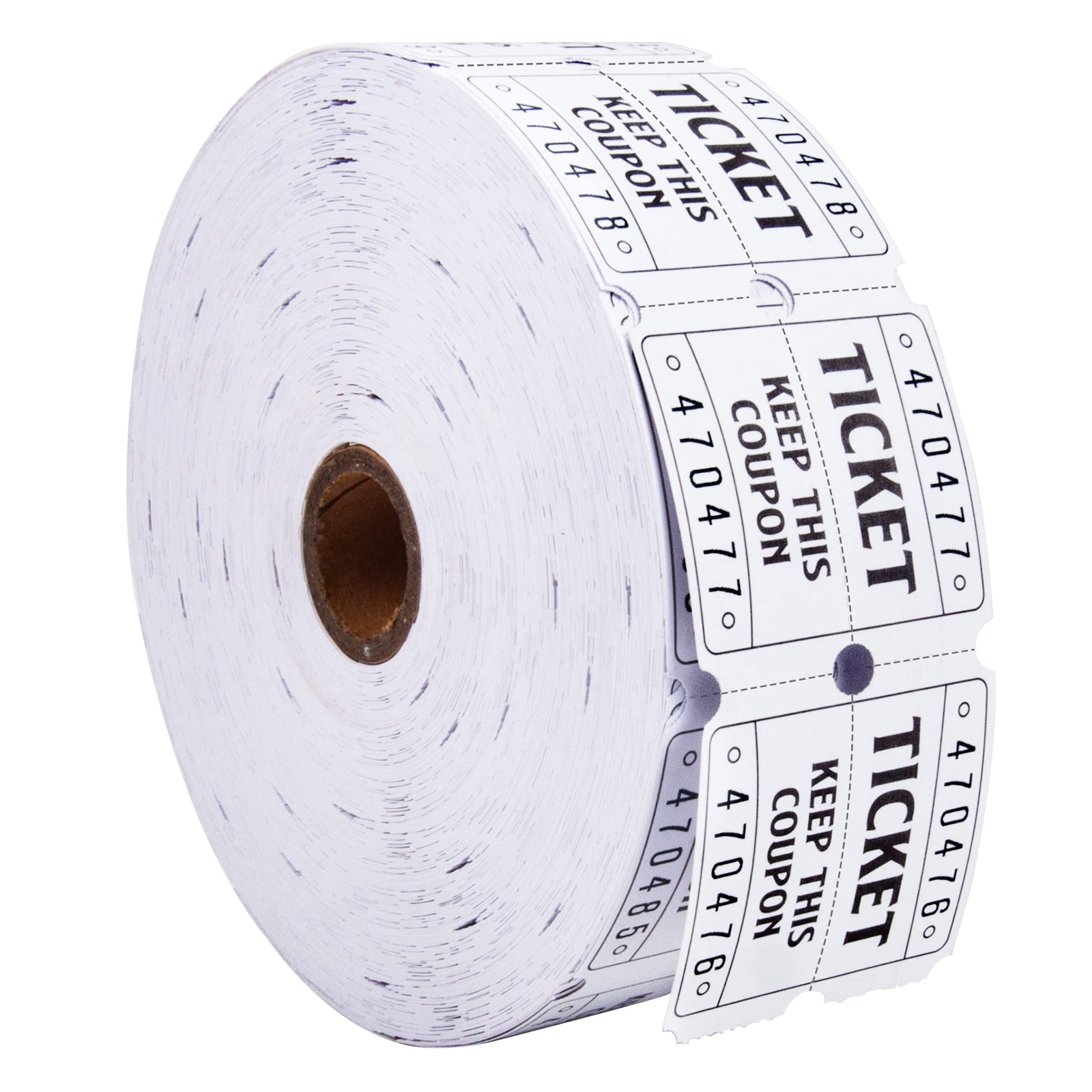 Raffle Tickets Double Roll 2000 Tickets Consecutively Numbered 50/50 Raffle