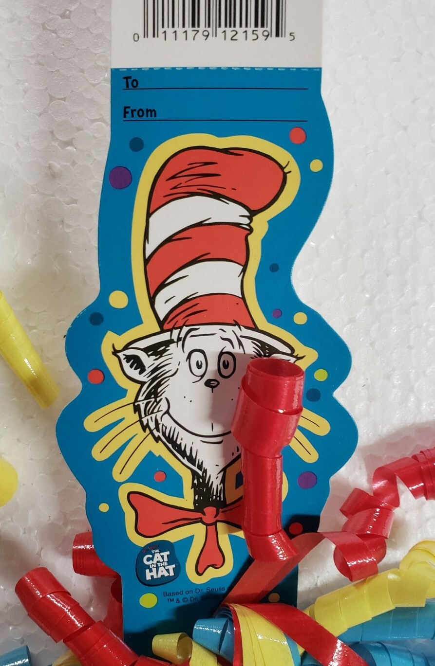 Cat in the Hat Curly Ribbon Gift Tags – Set of 2