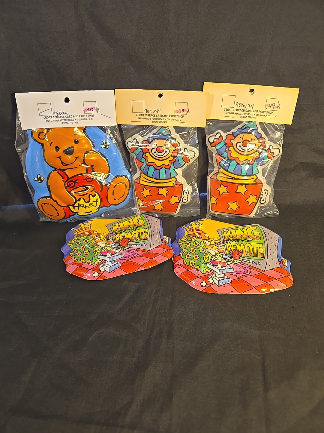 Vtg. Jack-in-the-Box/ Bear / BONUS Pop Top Bakery Crafts Cake Decorations (5)