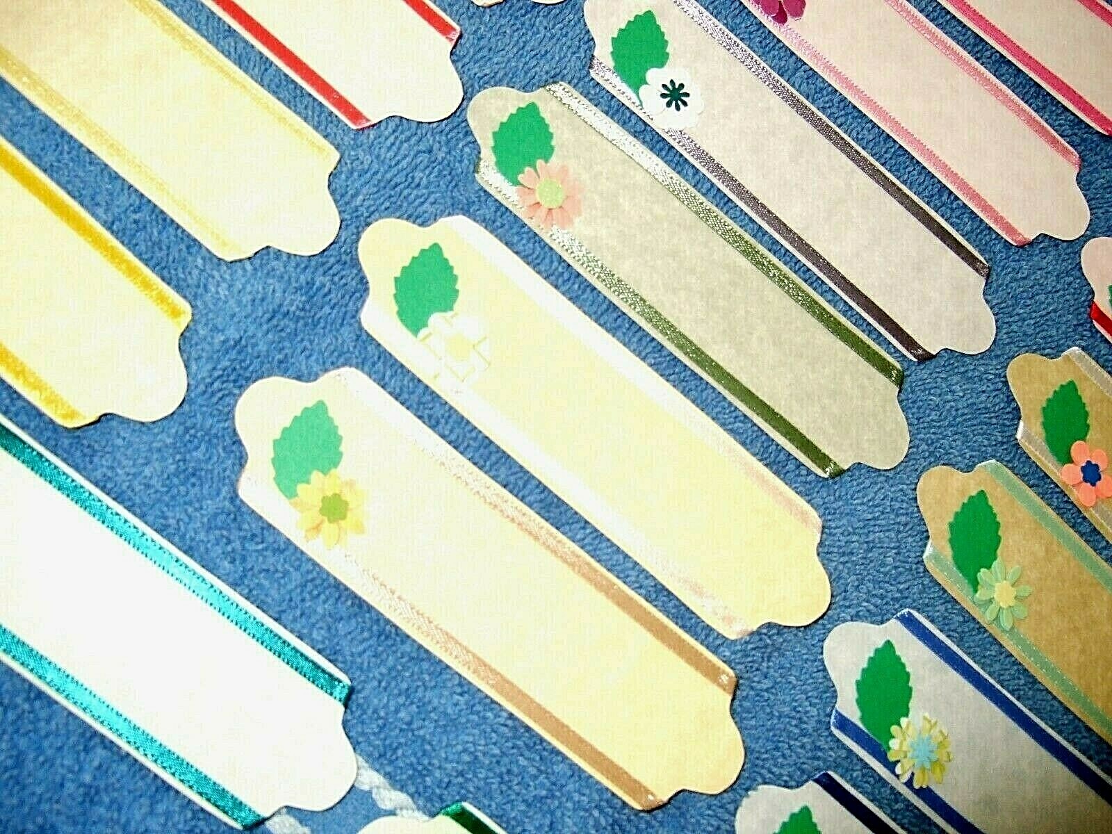 20 Handmade Embellished Scrapbooking Or Gift Tags – Pastel Colors #191 – NEW