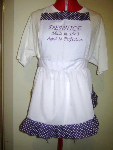 PERSONALIS “DAY IN WONDERLAND” APRON Bridal, Costume or any Time All colors+size