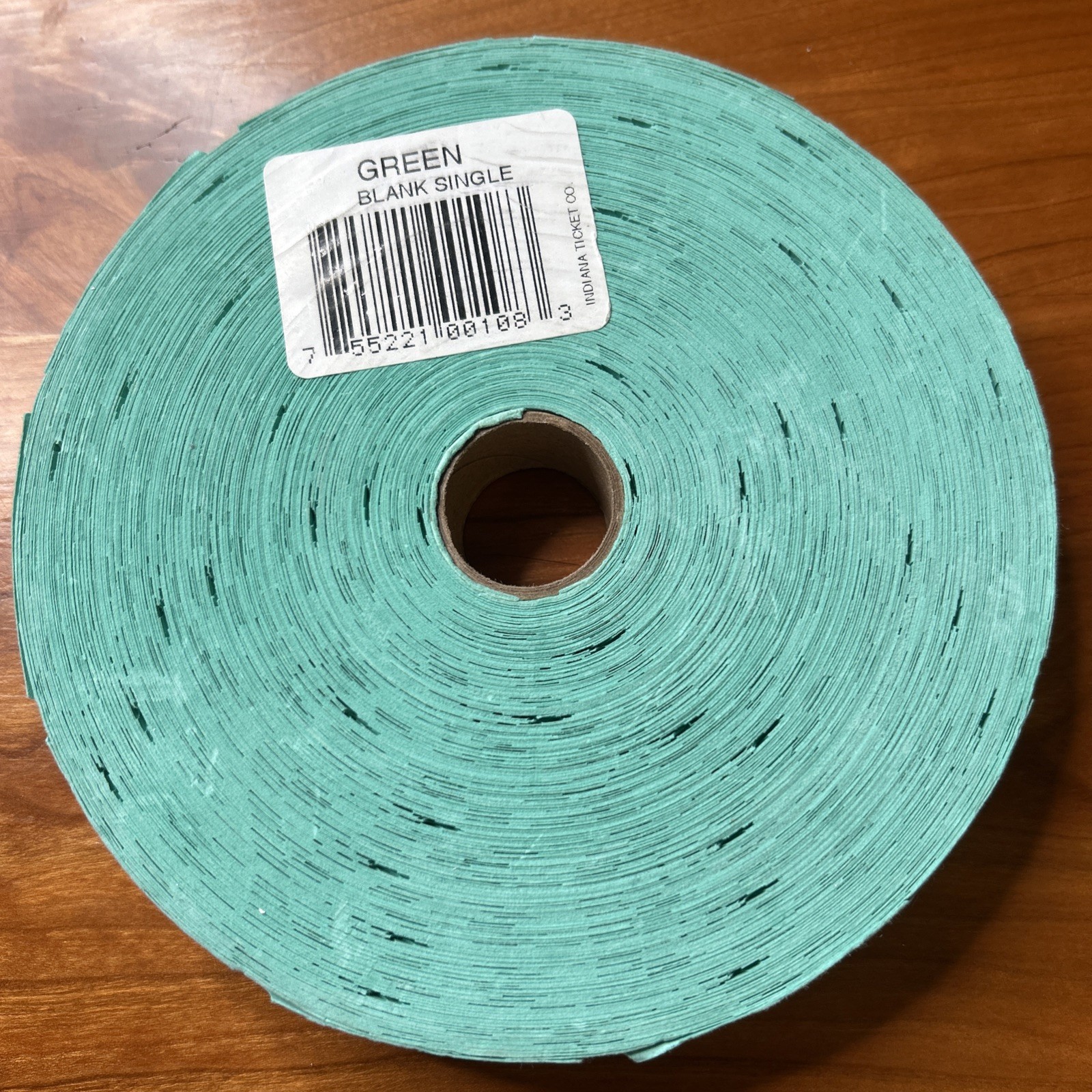 Blank Single Stub Raffle Tickets Roll of 2000 Fun Fair Carnival