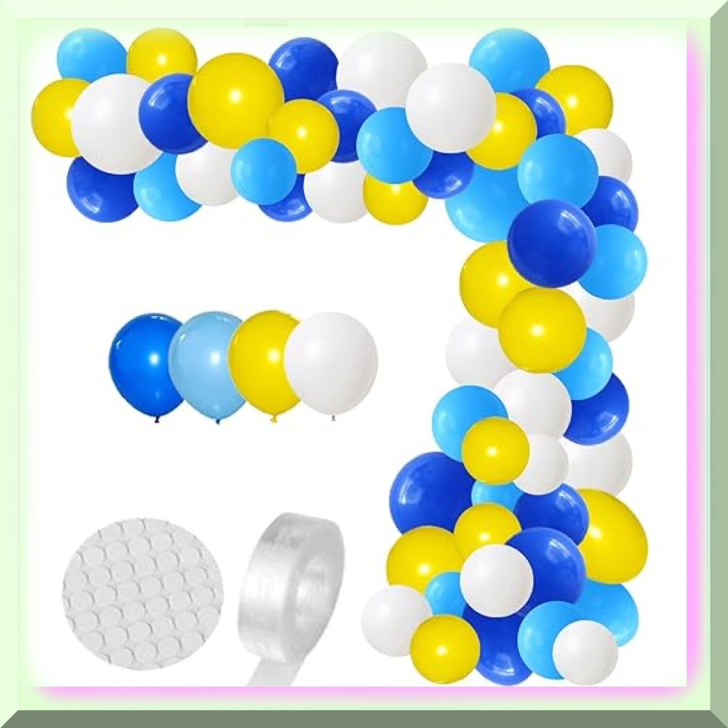 132-Piece Colorful Balloon Garland Kit for Celebrations