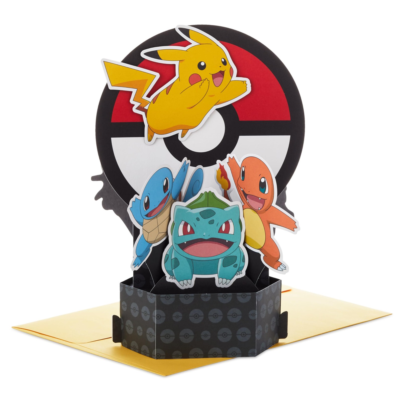 Hallmark Pokémon Birthday Card for Kids, Pop Up 3D (Pikachu, 216, Pokemon