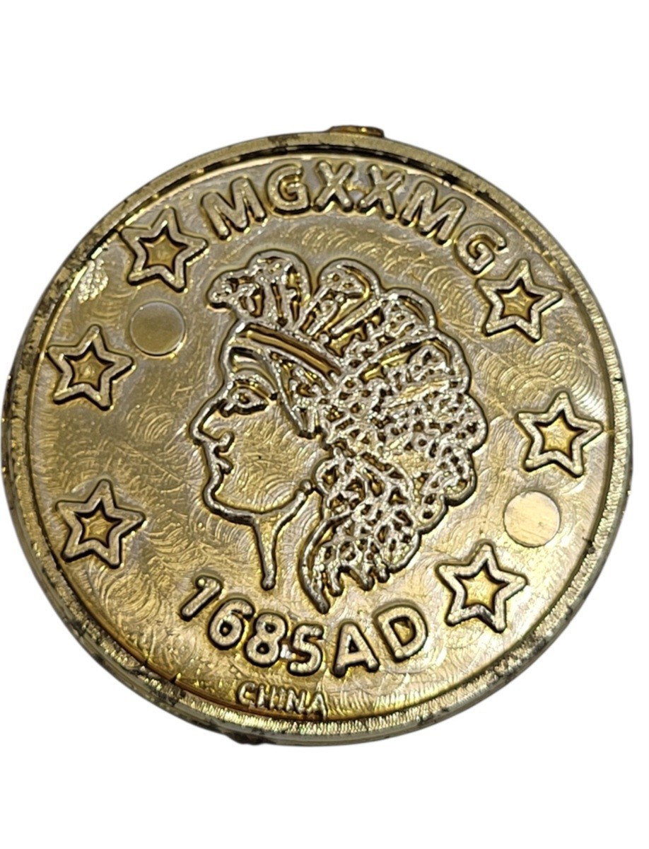 (Lot Of 8) Plastic Greek Token Coins Medusa Head With Date 1685 AD MGXXMG China.
