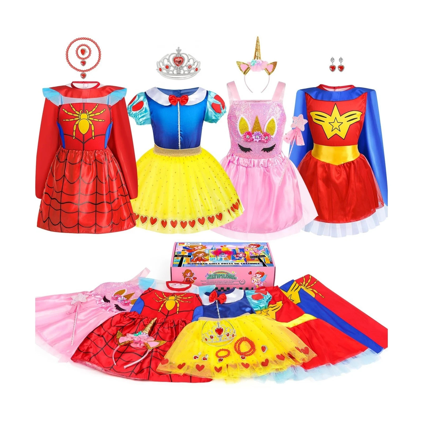 Toddler Girls Dress up Costumes, Princess Dress Up Clothes… Fast Ship