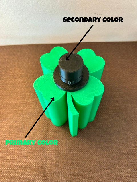 3D Printed St Patrick’s Day Maze Gift Box – Four-Leaf Clover Top Hat