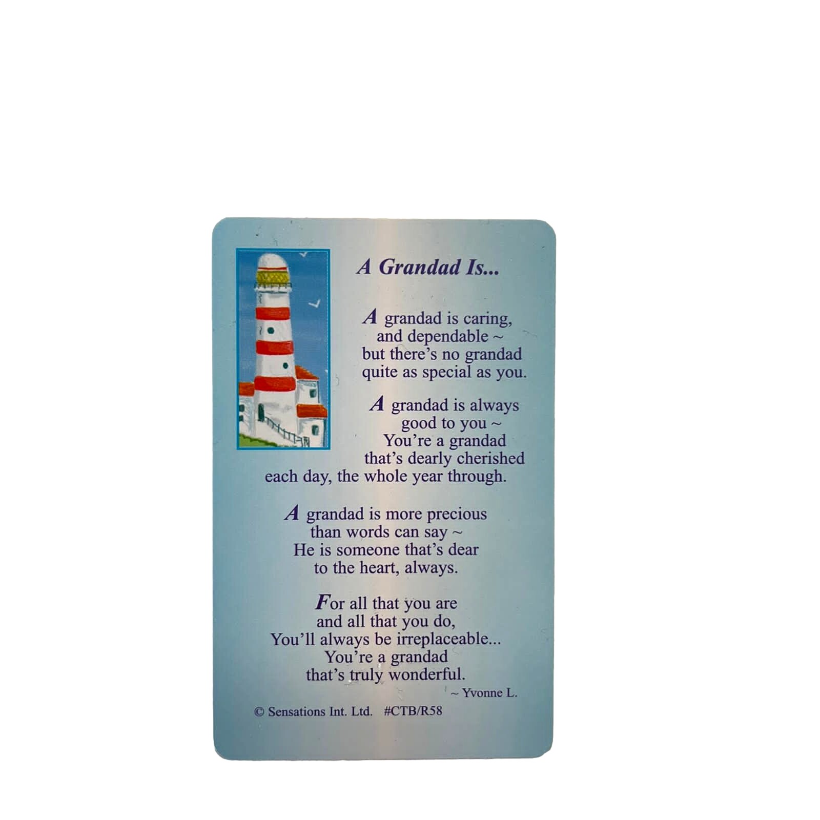 A Grandad Is…..Sentimental Keepsake Wallet / Purse Card – anytime, age, xmas