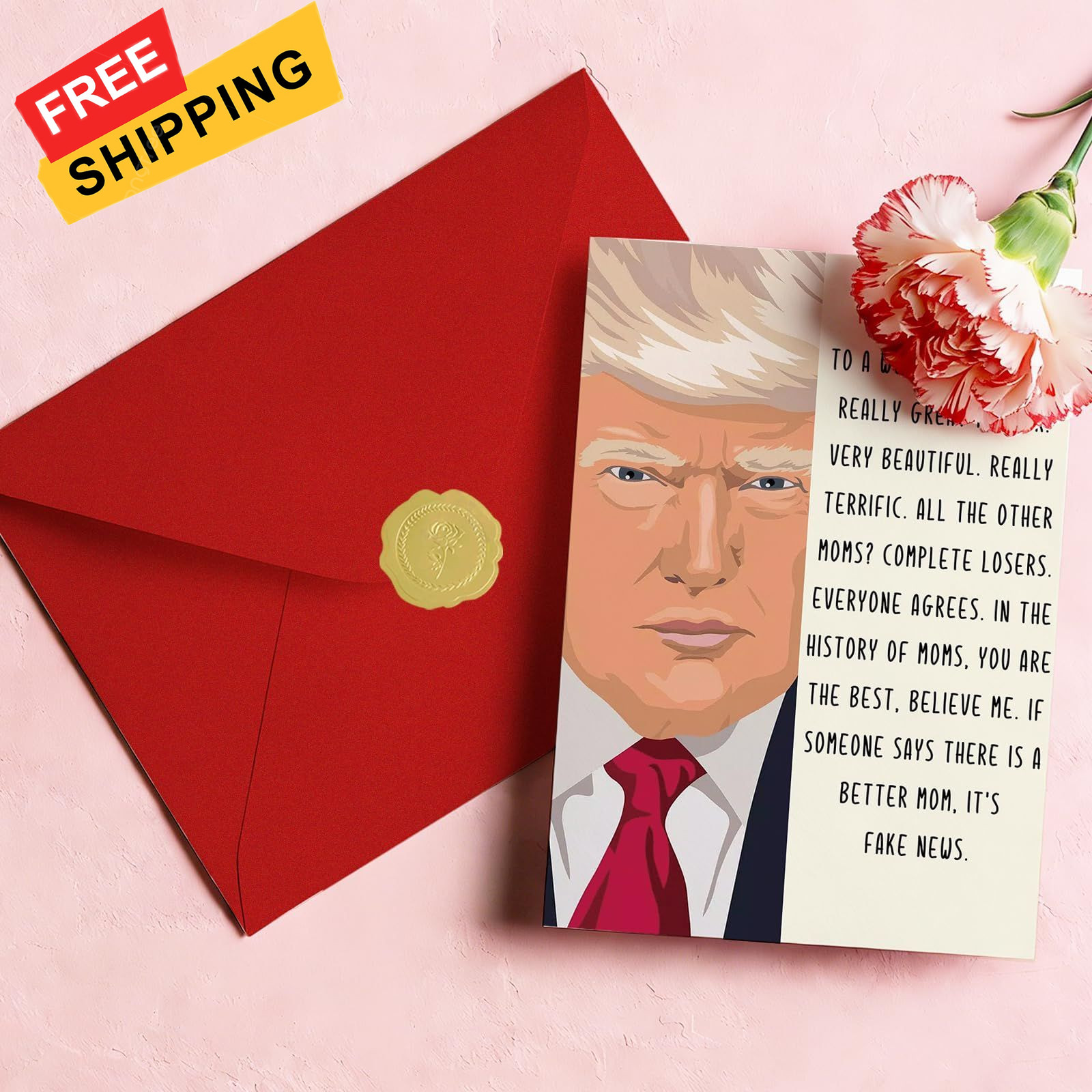 ACHICGIRL Funny Mothers Day Card for Mom Wife Grandma, 5×7 inches, ACH-117