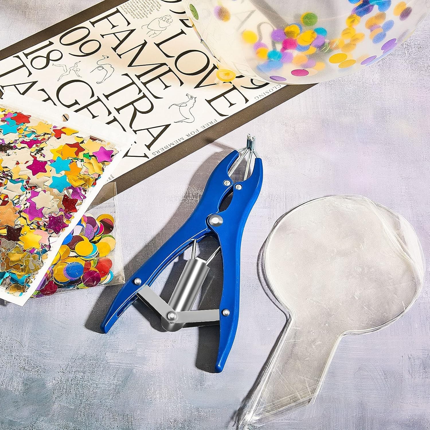 Ergonomic Balloon Stuffing Tool – Durable Stainless Steel with Non-Slip Grip