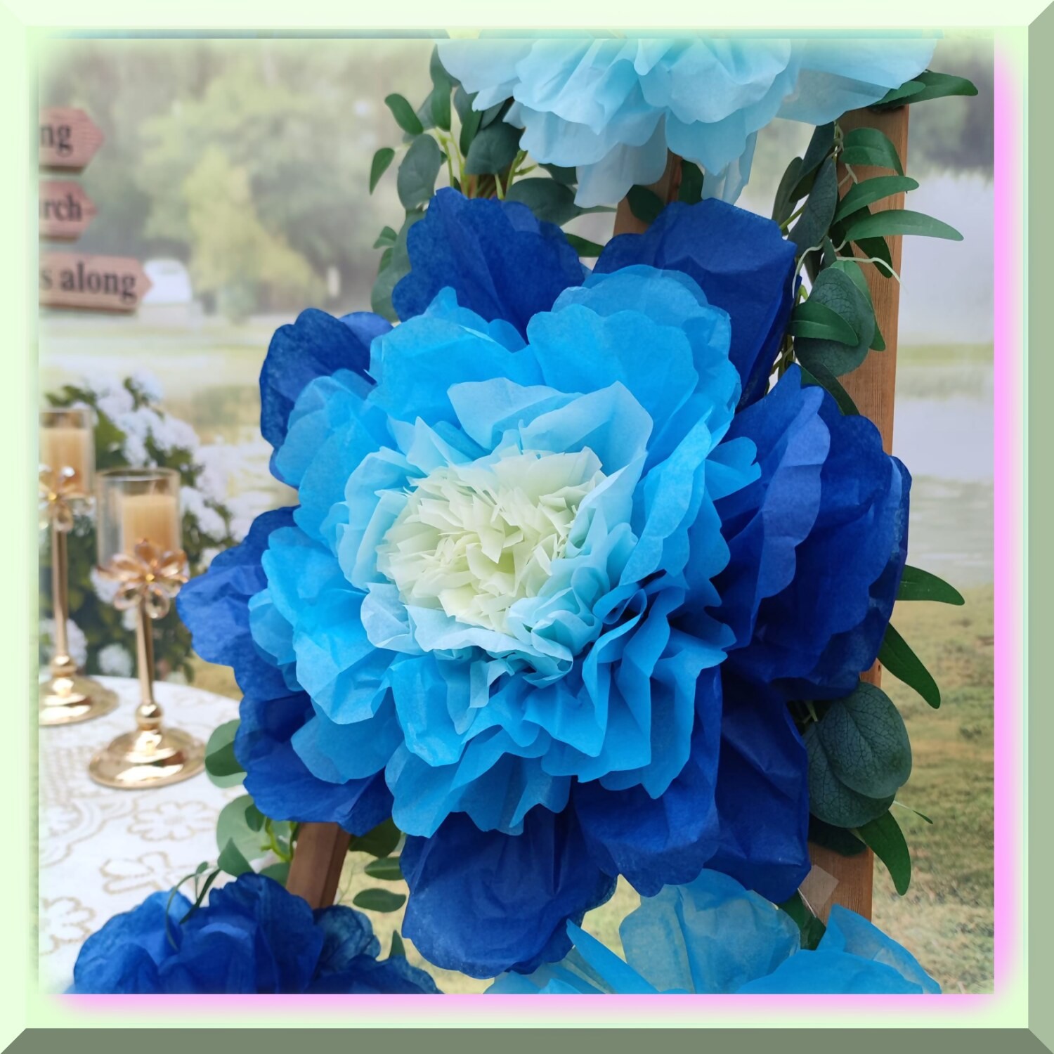 Vibrant Tissue Paper Flowers for DIY Party Decor