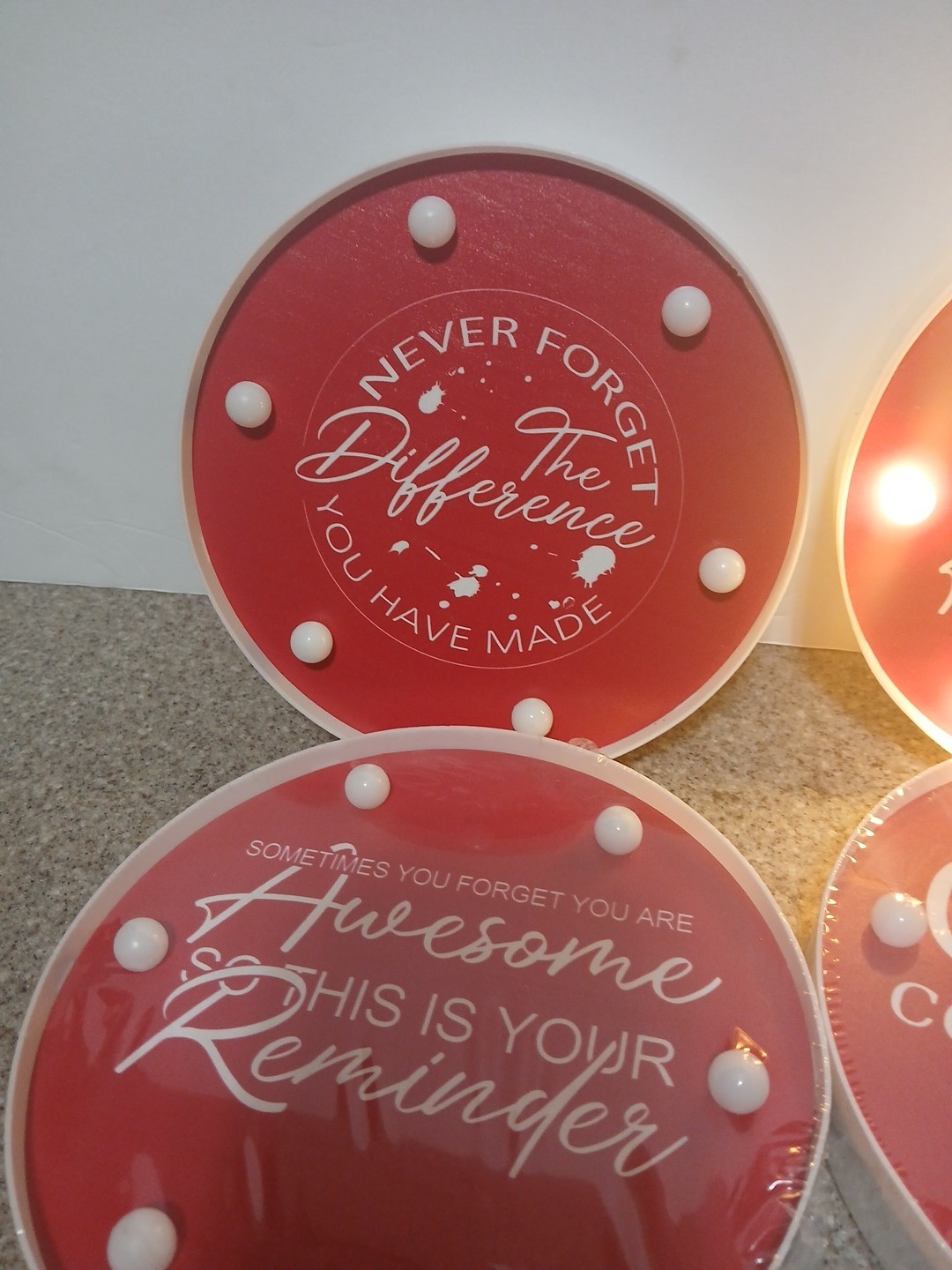 Employee , Coworker, Staff Apprection Light Up Decoration – 8 pieces