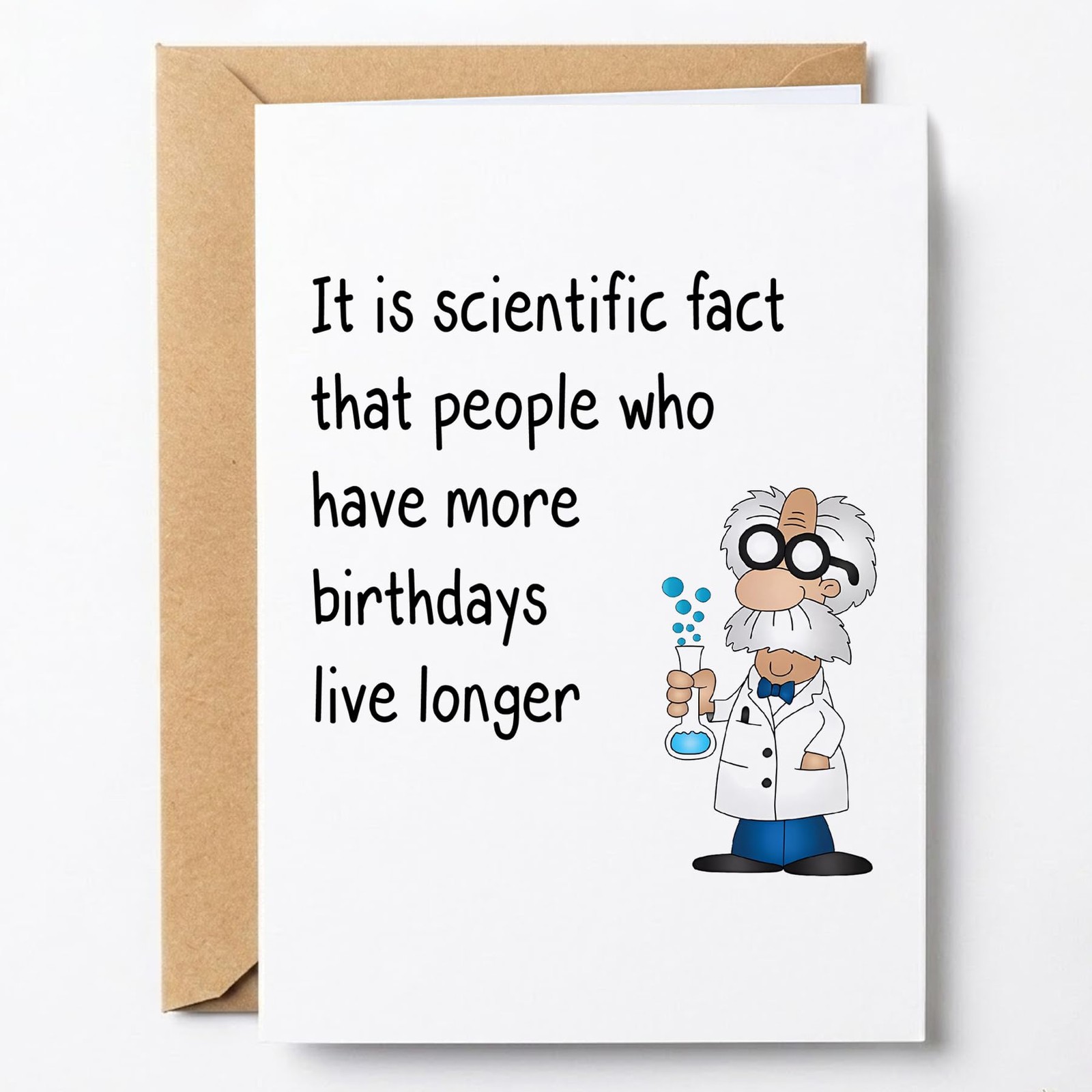 PTRUKD Funny Birthday Card for Men – Humorous 5 x 7 inches, OLD-KM-126