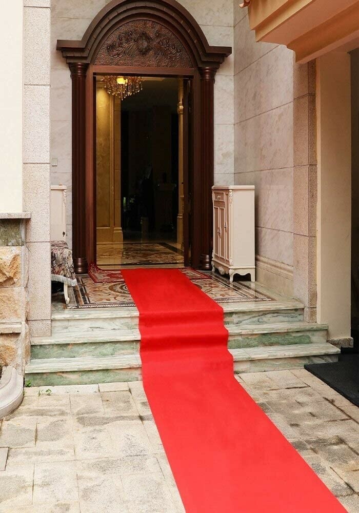 Special Event Red Carpet Party Easy to Un-Roll Wedding Aisle Runner 15-ft x 2-ft