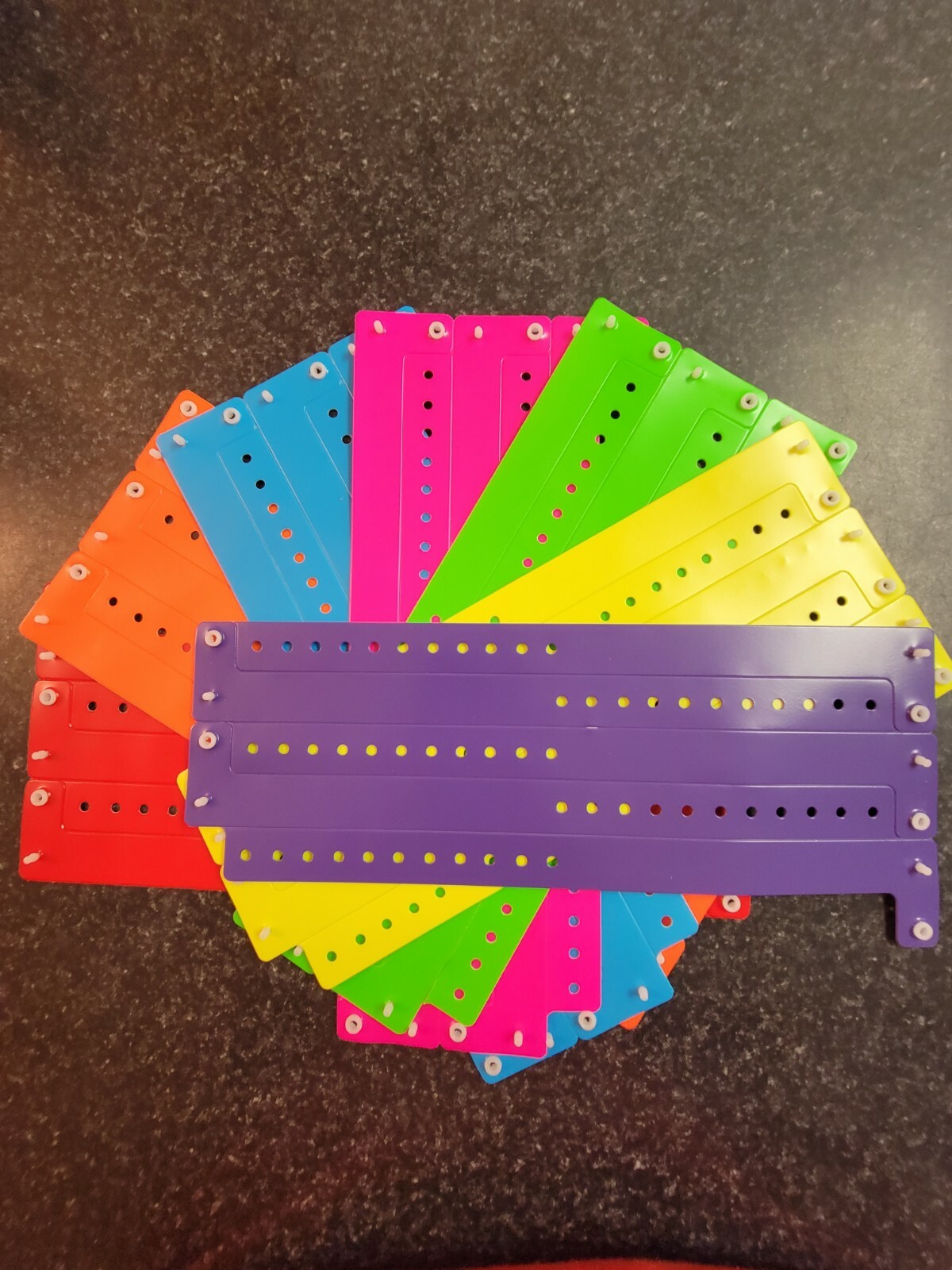 35 3/4″ ASSORTED PLASTIC/ VINYL WRISTBANDS, WRISTBANDS FOR EVENTS,
