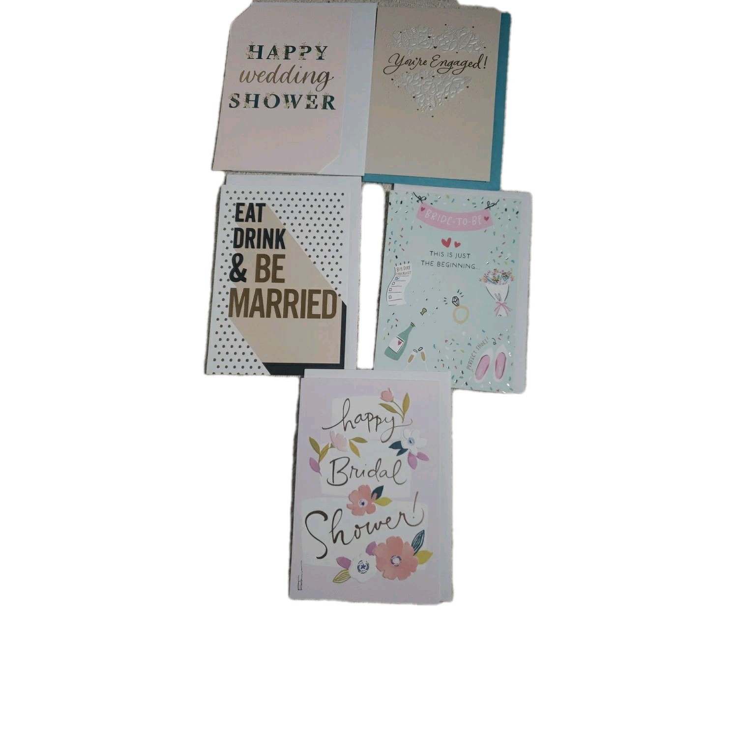 Bride And Bachelorette Party Favours Lot Banner Saches Seven Greeting Cards