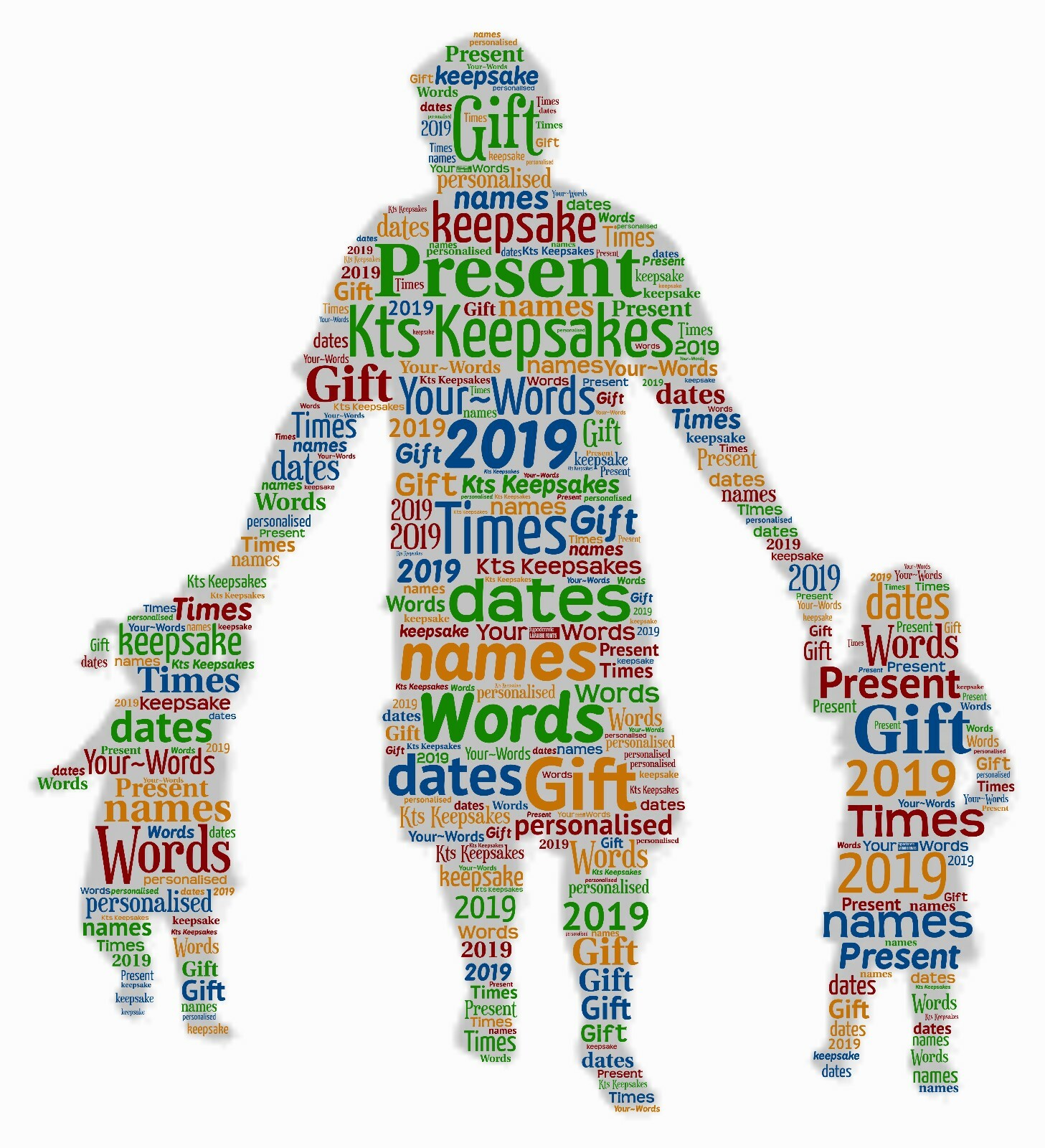 word art picture personalised gift present keepsake Daddy daughters fathers day
