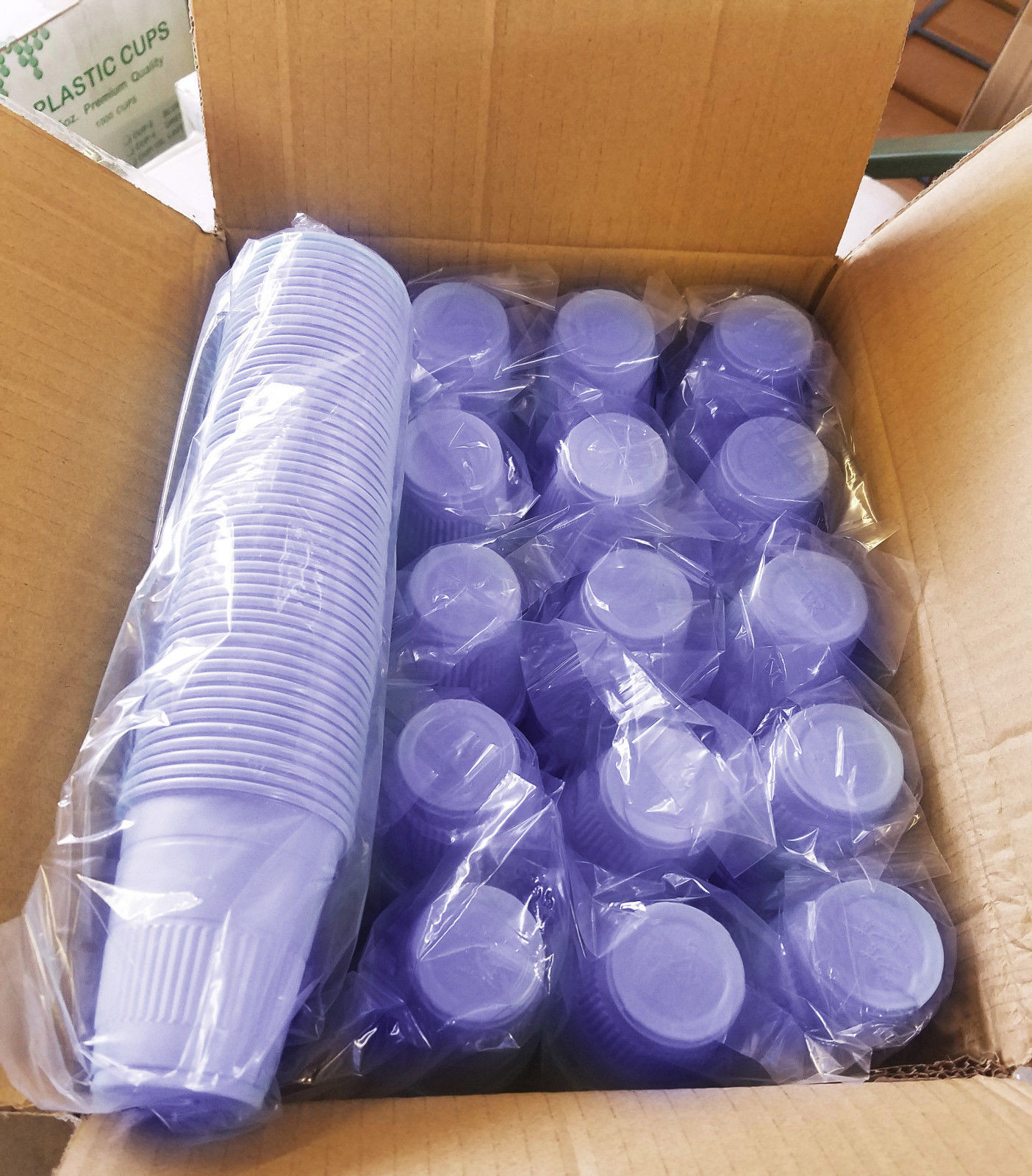 Disposable Plastic Drinking Cups Premium Lavender 5oz 1000/Case