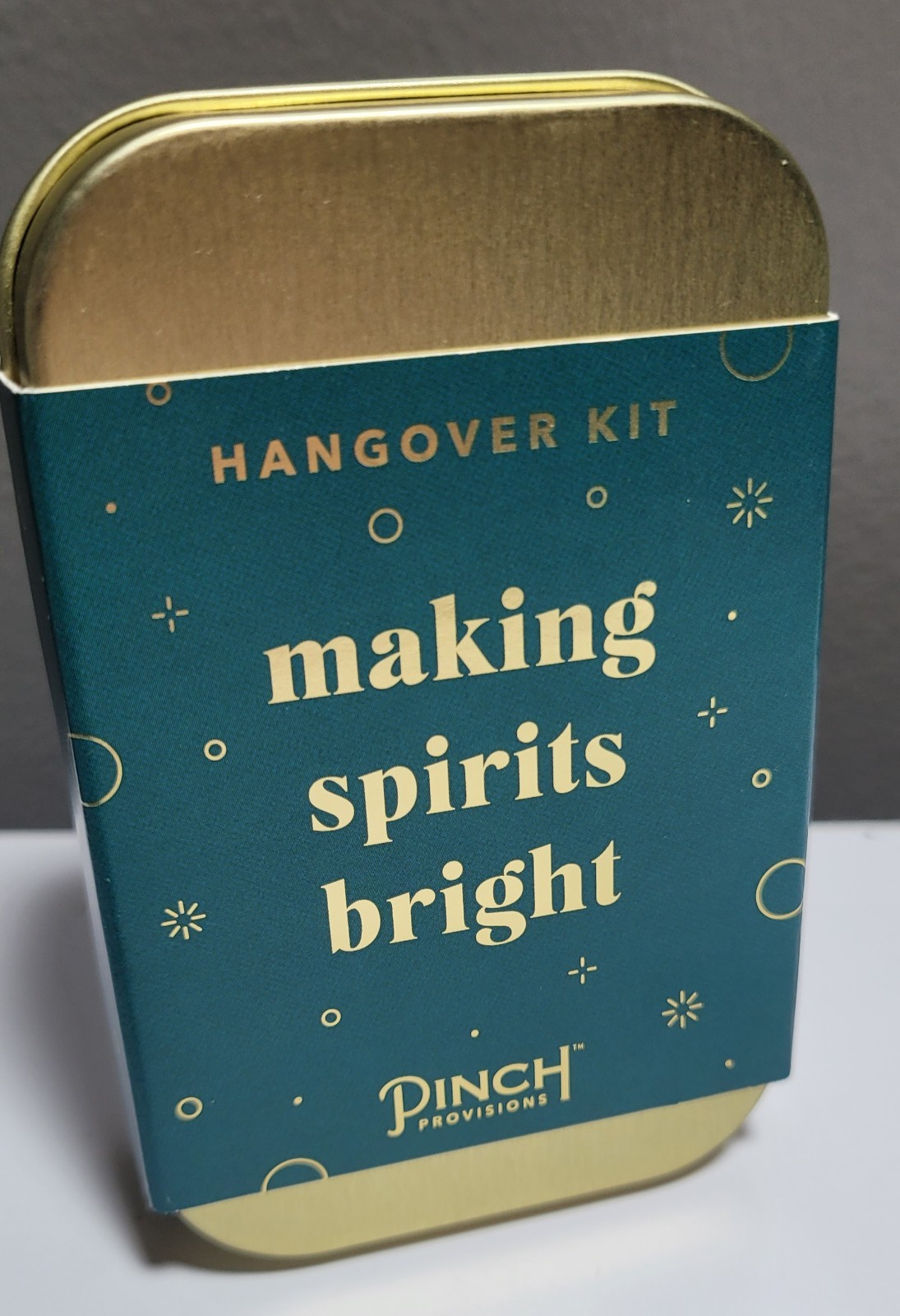 Pinch Provisions Hangover Kit Making Spirits Bright Pain Reliever Gag Gift Set