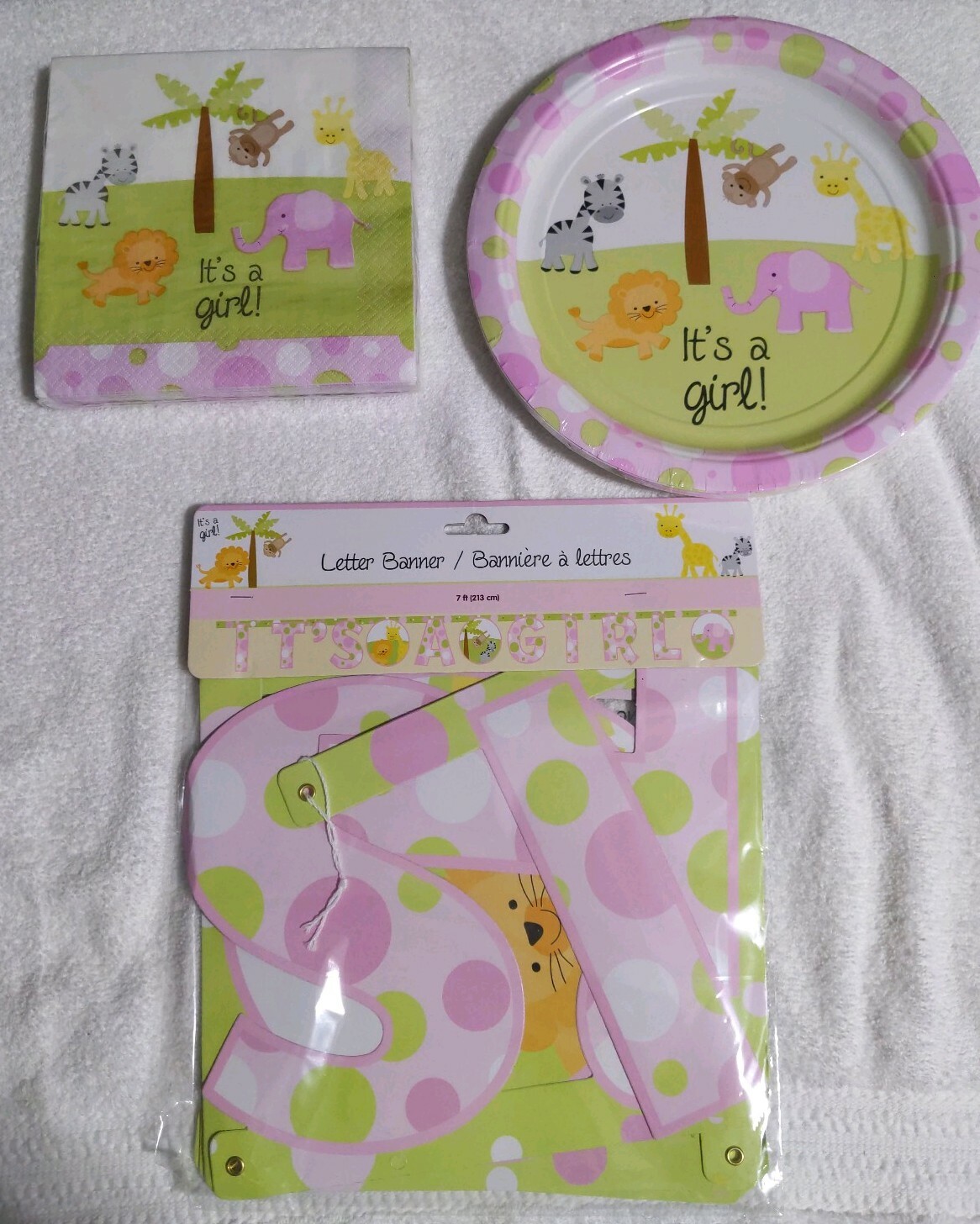 It’s A Girl Baby Shower Party Set