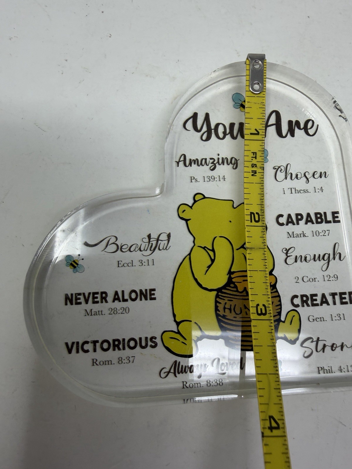 Winnie Inspirational Quotes Gifts for Women Winnie Motivational Acrylic Heart…