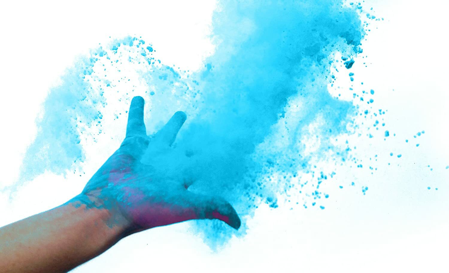 Holi Powder Gender Reveal – Blue Blackout 10 Pack – 70g Each ***FREE SHIPPING***