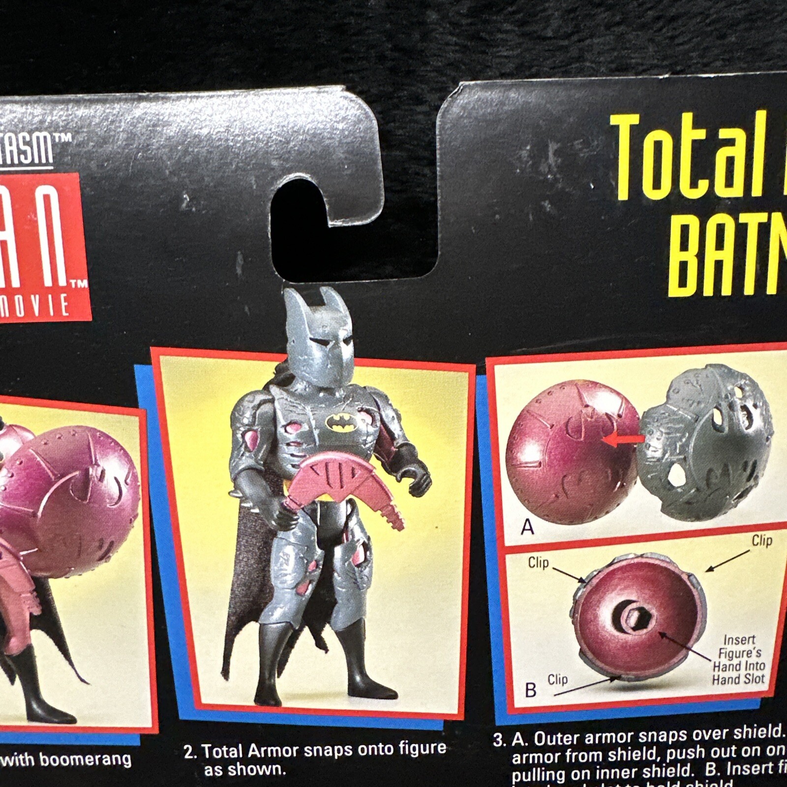 New Sealed 1993 BATMAN Mask Of The Phantasm Total Armor BATMAN KENNER