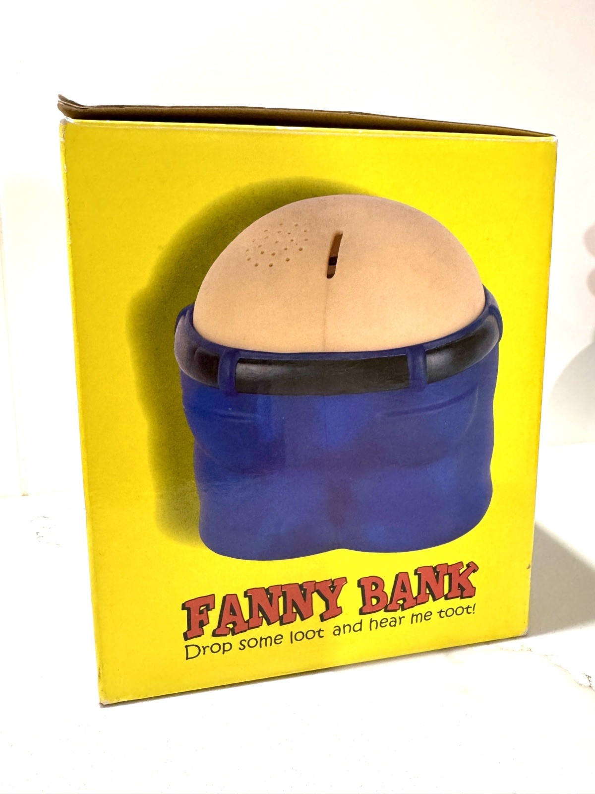 Fanny Bank Coin Bank by Big Mouth Toys Funny Novelty w/ Box Works