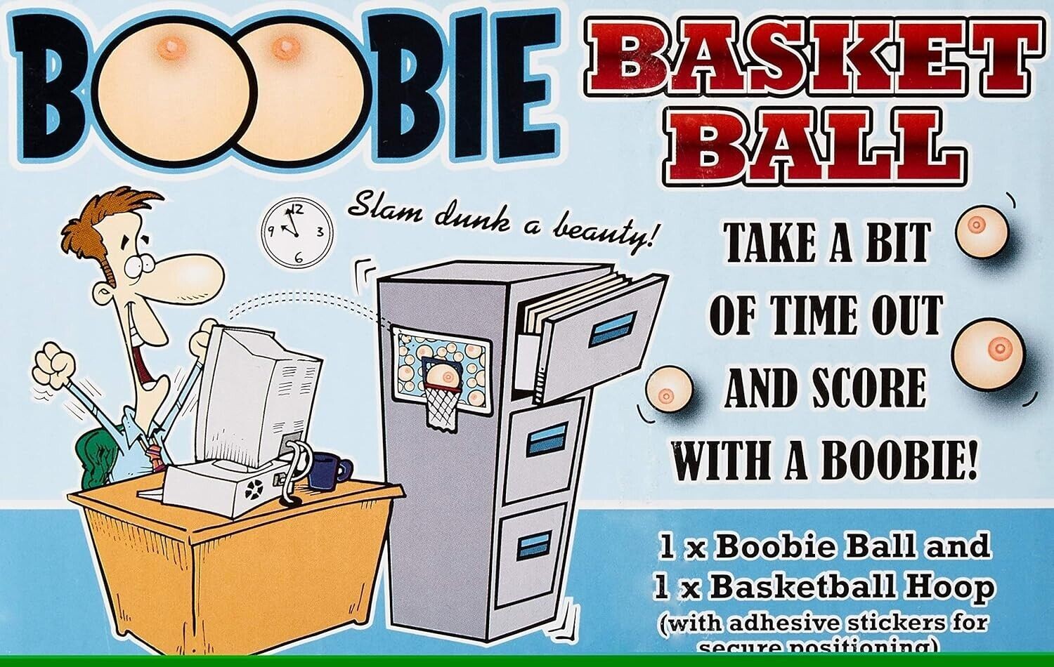Boobie Basketball Game – Funny GaG Joke Novelty Gift for Men – Holiday Stocking