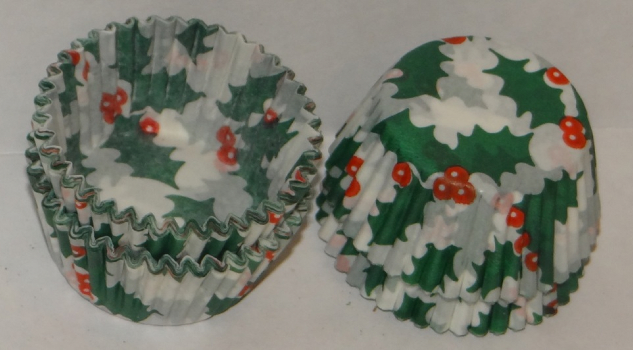 #5 Holly Paper Candy Cups 850 Pack Candy Making Supplies CP-15 NEW