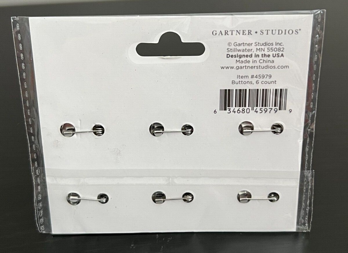 Gartner Studios “Girl Gang” Bridal Party Bachelorette Button Pins. Set of 6